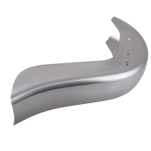 Rear fender steel raw - rear, for